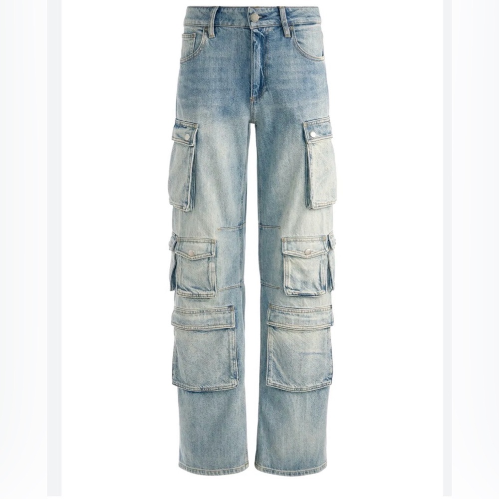 Alice + Olivia Cay Baggy Cargo Pants